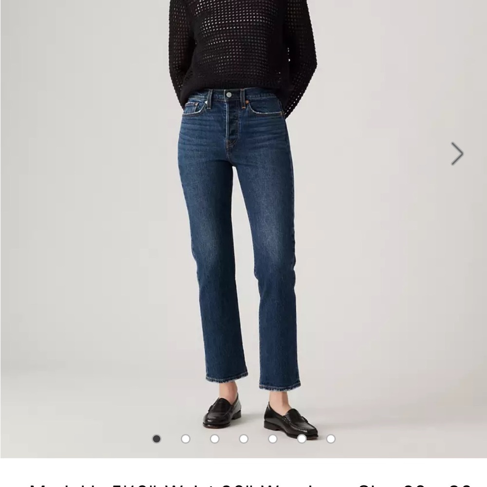 Levi's Women's Straight Leg Jeans - Dark Blue